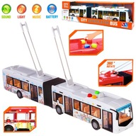 VEĽKÝ KĹBOVÝ MESTSKÝ AUTOBUS SVETLÁ ZVUKY POHON OTVORANIA DVERÍ 44cm