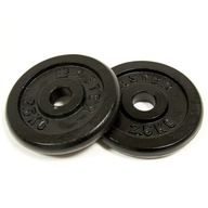 Hmotnosť: Liatinové platne 2,5 kg x2 na činky