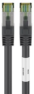 RJ45 cat.8.1 S/FTP sieťový kábel 0,25m čierny CU RJ45 cat.8.1 S/FTP sieťový kábel 0,25m čierny CU