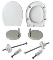 WC SEDADLO S POMALU ZAVÍRANÍM, UNIVERZÁLNE, OVÁLNE WC SEDADLO, ODNÍMATEĽNÉ WC SEDADLO S POMALU ZAVÍRANÍM, UNIVERZÁLNE, OVÁLNE WC SEDADLO, ODNÍMATEĽNÉ