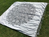 Bavlnená osuška na pláž 200 x 200 cm DEKA prehoz OLDMAN bavlnená deka Bavlnená osuška na pláž 200 x 200 cm DEKA prehoz OLDMAN bavlnená deka