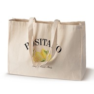 POSITANO BAVLNENÁ TAŠKA 45x12x12x35cm ECRU EKO NÁKUPY VEĽKÁ 280g POSITANO BAVLNENÁ TAŠKA 45x12x12x35cm ECRU EKO NÁKUPY VEĽKÁ 280g