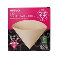 Hario Misarashi filtre hnedé V60-02 40 kusov