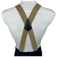 Podväzky Double X Strong, béžové, 4 cm Podväzky Double X Strong, béžové, 4 cm