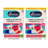 Nemecké obrúsky, ktoré chytia farbu a špinu Dr. Beckmann - 2x40 PC. Nemecké obrúsky, ktoré chytia farbu a špinu Dr. Beckmann - 2x40 PC.