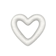 Polystyrénové srdce 10cm LOVEART Decoupage prázdna