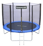 TRAMPOLÍNA BAUERKRAFT SIEŤOVÝ REBRÍK 244-252CM