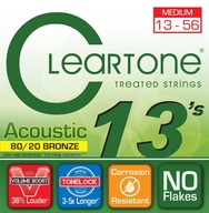 Cleartone Acoustic 80/20 Bronzové struny 13-56