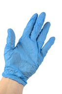 Modré nitrilové rukavice 'M' a'100 PROTECTIVE