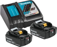 MAKITA 197670-9 SET 2xBL1850 + DC18RC 5,0Ah 18V