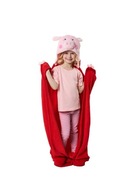 Deka pončo 110x140cm s kapucňou Peppa Pig Deka pončo 110x140cm s kapucňou Peppa Pig