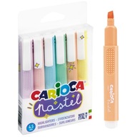 CARIOCA PASTELOVÉ ZVÝRAZŇOVAČE SADA 6 FARIEB CARIOCA PASTELOVÉ ZVÝRAZŇOVAČE SADA 6 FARIEB