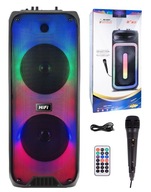 VÝKONNÝ PRENOSNÝ BOOMBOX BLUETOOTH REPRODUKTOR USB SD AUX RÁDIO MIKROFÓN KARAOKE VÝKONNÝ PRENOSNÝ BOOMBOX BLUETOOTH REPRODUKTOR USB SD AUX RÁDIO MIKROFÓN KARAOKE