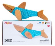 Drevené kocky MALBLO Eco SHARKO 7v1 pre kreativitu Drevené kocky MALBLO Eco SHARKO 7v1 pre kreativitu