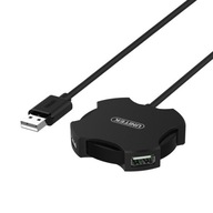 Unitek Y-2178 hub 4x USB 2.0 BLACK s funkciou OTG Unitek Y-2178 hub 4x USB 2.0 BLACK s funkciou OTG
