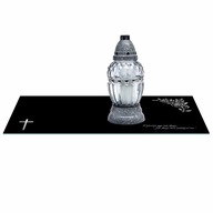 GLASS CRAFT HAND 60x20cm 511c + nápis GLASS CRAFT HAND 60x20cm 511c + nápis