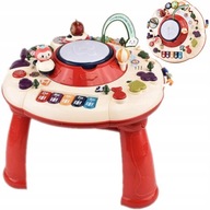 Náučný stôl s interaktívnymi zvukmi bubnov
