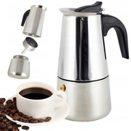 KÁVOVAR Oceľový kávovar na espresso KÁVOVAR Oceľový kávovar na espresso