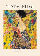 GUSTAV KLIMT LADY OD WACH. plagát 40x50 cm #309 GUSTAV KLIMT LADY OD WACH. plagát 40x50 cm #309