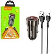 HOCO PD 20W USB autonabíjačka USB-C QC3 3A HOCO PD 20W USB autonabíjačka USB-C QC3 3A