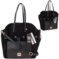 DÁMSKA TAŠKA MONNARI SHOPPER TAŠKA A4 ČIERNA
