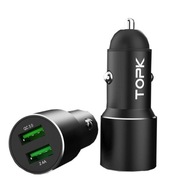 TopK Dual Quick Charge 3.0 nabíjačka do auta TopK Dual Quick Charge 3.0 nabíjačka do auta