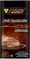Syntetický motorový olej FUSION 5W40 SN/CF 5L