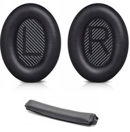 SADA NÁUŠNÍKOV + PÁSKOVÁ HUBKA PRE SLÚCHADLÁ BOSE QC35 QC35 II SADA NÁUŠNÍKOV + PÁSKOVÁ HUBKA PRE SLÚCHADLÁ BOSE QC35 QC35 II