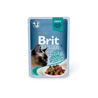 Brit Premium Cat Pouch Gravy Hovädzie 12 x 85 g