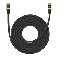 Baseus rýchly RJ45 kat. sieťový kábel. 8 40Gbps 8m pletená čierna Baseus rýchly RJ45 kat. sieťový kábel. 8 40Gbps 8m pletená čierna