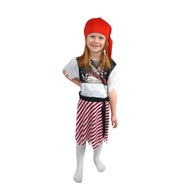 Kostým pirát, dievčenský kostým, 100 cm