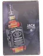 Jack Daniels Retro Vintage dekoratívny tanier Jack Daniels Retro Vintage dekoratívny tanier