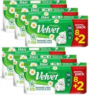 Velvet Toaletný papier Harmanček a Aloe 3-vrstvový (8+2) 10 roliek Velvet Toaletný papier Harmanček a Aloe 3-vrstvový (8+2) 10 roliek