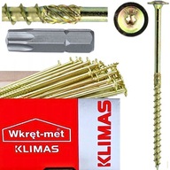 TESÁRSKE SKRUTKY 8x180 TORX TAŠŤOVÁ HLAVA 50 ks TESÁRSKE SKRUTKY 8x180 TORX TAŠŤOVÁ HLAVA 50 ks