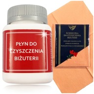 SÚPRAVA NA ČISTENIE STRIEBORNÝCH A ZLATÝCH ŠPERKOV TEKUTINÁ + VEĽKÁ Utierka SÚPRAVA NA ČISTENIE STRIEBORNÝCH A ZLATÝCH ŠPERKOV TEKUTINÁ + VEĽKÁ Utierka