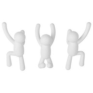 BUDDY biele nástenné vešiaky do predsiene BUDDY biele nástenné vešiaky do predsiene