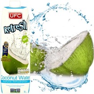 Zdravá kokosová voda 100% prírodná 1000ml 1L UFC
