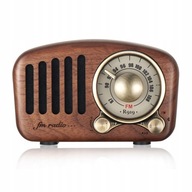 DREVENÉ RETRO RÁDIO S BLUETOOTH FM BUDÍKOM DREVENÉ RETRO RÁDIO S BLUETOOTH FM BUDÍKOM