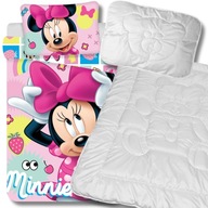 SET Obliečky do postieľky 100x135 MINNIE MOUSE + MEDVEĎOVÁ DEKA + VANKÚŠ SET Obliečky do postieľky 100x135 MINNIE MOUSE + MEDVEĎOVÁ DEKA + VANKÚŠ