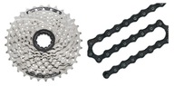 Sada Shimano Cassette 8 CS-HG41 11-30 + CN-HG40 Sada Shimano Cassette 8 CS-HG41 11-30 + CN-HG40