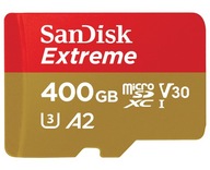 SANDISK MICROSD CARD 400GB CL10 ADAPTÉR 4K GOPRO SANDISK MICROSD CARD 400GB CL10 ADAPTÉR 4K GOPRO
