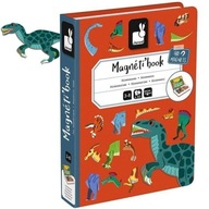 MAGNETICKÉ PUZZLE Dinosaury Magnetibook JANOD edukačná hračka 3+