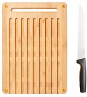 Fiskars doska na krájanie s nožom na chlieb 1057551 Fiskars doska na krájanie s nožom na chlieb 1057551