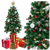 Umelý vianočný stromček na kmeni borovice vysoký 180cm 3D