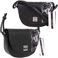 DÁMSKA CROSSBODY TAŠKA MONNARI SNAKE ČIERNA