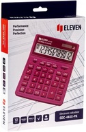KANCELÁRSKA KALKULAČKA Eleven SDC-444XRPKE, 12 číslic, ružová