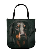3D TAŠKA so psíkom DOBERMAN, veľká nákupná TAŠKA pre psa 3D TAŠKA so psíkom DOBERMAN, veľká nákupná TAŠKA pre psa