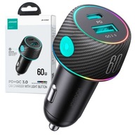 AUTONABÍJAČKA JOYROOM RÝCHLE NABÍJANIE 60W USB-C a USB-A AUTONABÍJAČKA JOYROOM RÝCHLE NABÍJANIE 60W USB-C a USB-A
