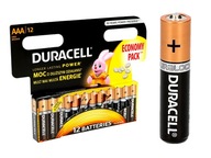 Batérie Duracell R3/AAA 12 tyčiniek Originál Batérie Duracell R3/AAA 12 tyčiniek Originál