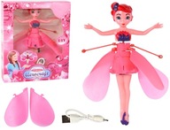 RUŽOVÁ ovládaná lietajúca víla bábika USB LED svetielka MAGICAL RUŽOVÁ ovládaná lietajúca víla bábika USB LED svetielka MAGICAL
